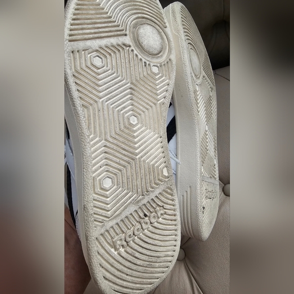 Reebok Sneakers Leather Suede Off White size 8.5 7 - Picture 6 of 6